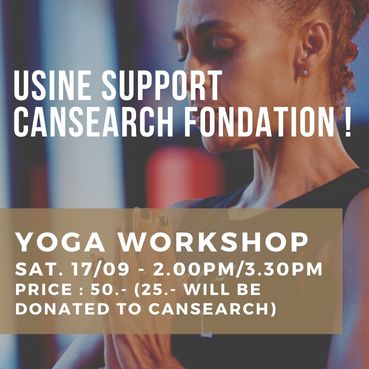 Usine Sports Club support CANSEARCH Fondation !