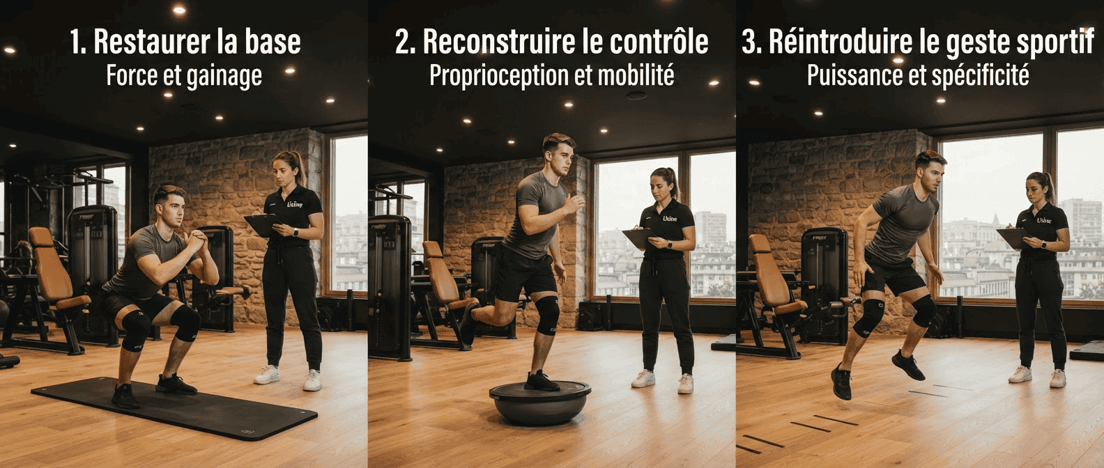Reprise du sport après blessure à Genève